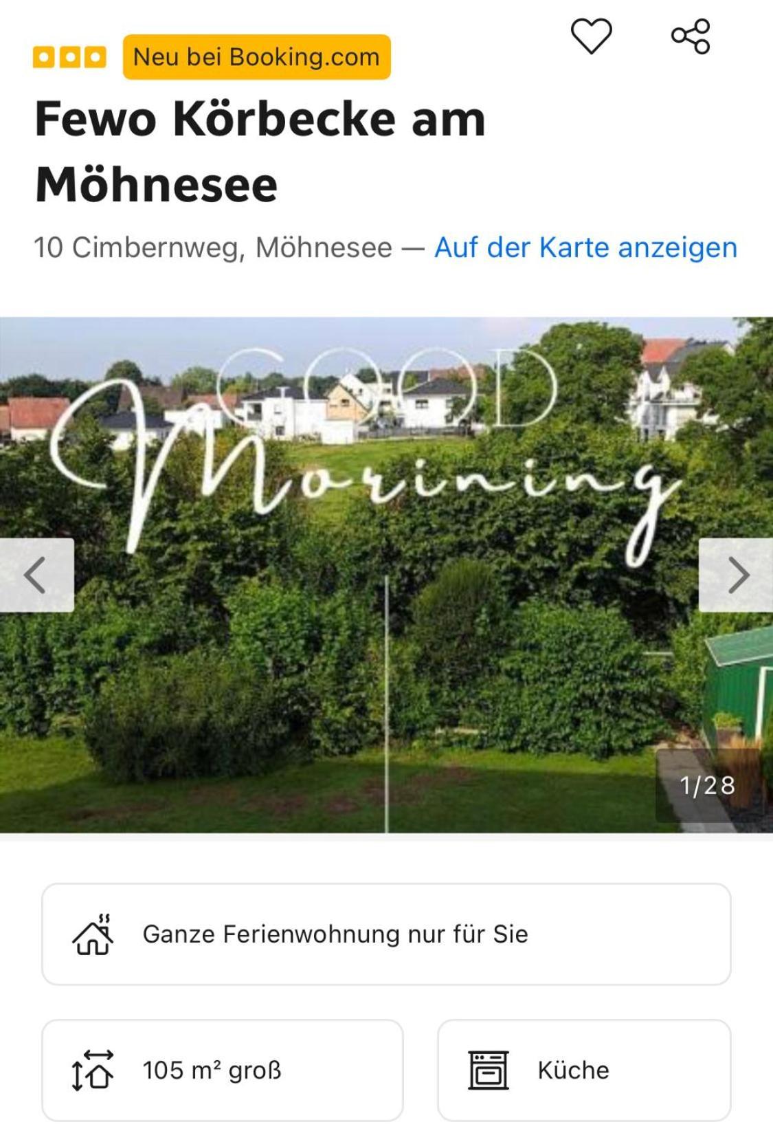 Ferienwohnung Koerbecke Am Moehnesee Exterior photo